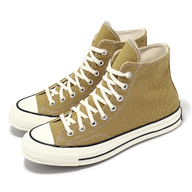 CONVERSE 休閒鞋 Chuck 70 HI 男鞋 女鞋 棕白 1970 高筒 奶油底 情侶鞋(A08616C)