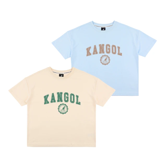 KANGOL 袋鼠 女款短版T 64228001