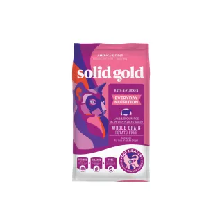 【Solid gold 素力高】貓咪天然飼料 12lb/5.4kg 羊羊得意(全齡貓/幼老貓/貓糧/速利高)