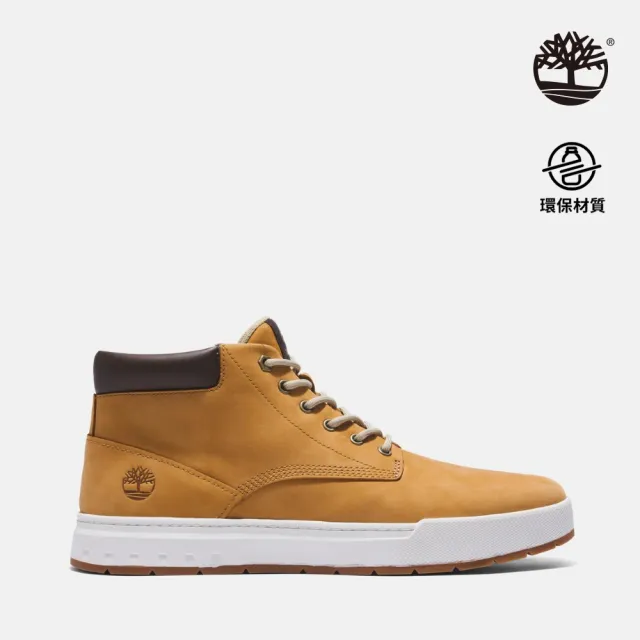 【Timberland】男款小麥色皮革中筒休閒靴(A5PRV231)