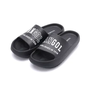 【KANGOL】LOGO拖鞋 黑 男鞋 6355862420
