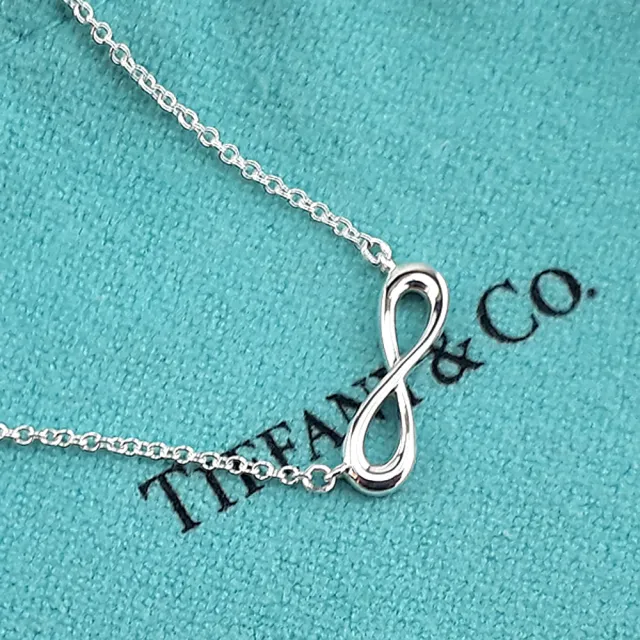 【Tiffany&Co. 蒂芙尼】925純銀-Infinity迷你無限符號墜飾項鍊 - momo購物網 - 好評推薦 -2026年7月