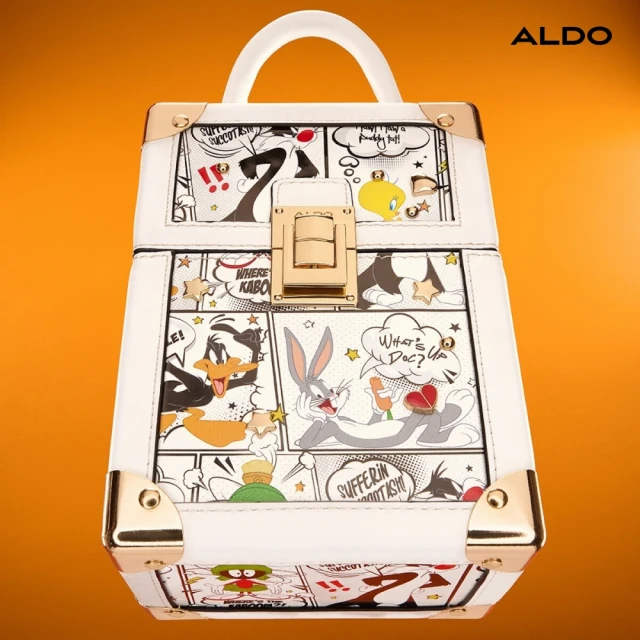 ALDO LTBOXBAG-樂一通聯名款手提包(白色圖騰)