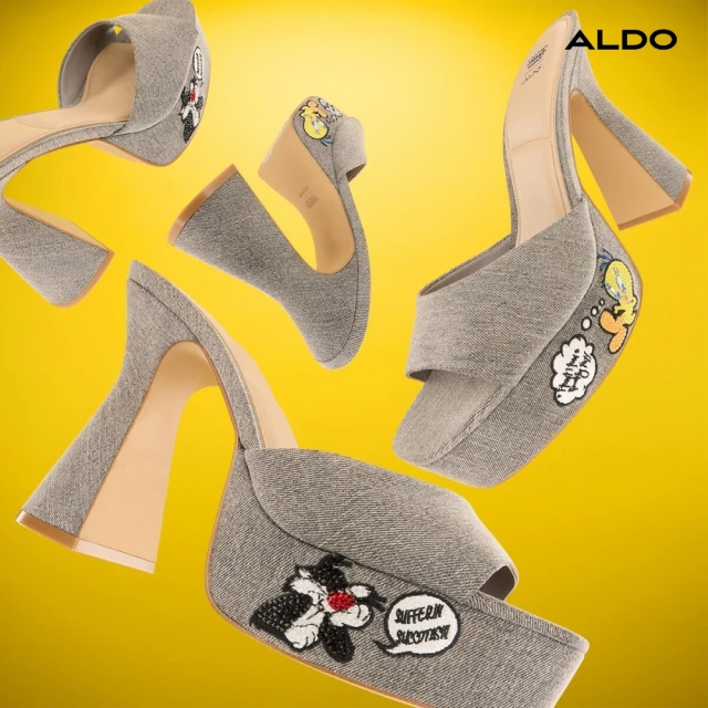 ALDO LTPLATFORM-樂一通聯名系列涼跟鞋-女鞋(灰色)