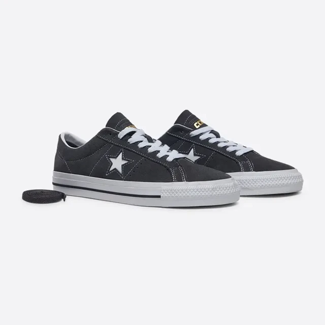 CONVERSE ONE STAR PRO OX 低筒 休閒鞋 滑板鞋 男鞋 女鞋 水泥灰(A08482C)