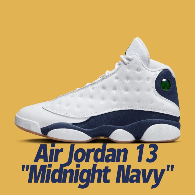 NIKE 耐吉 籃球鞋 Air Jordan 13 Midnight Navy 午夜藍 藍白 男款 414571-140