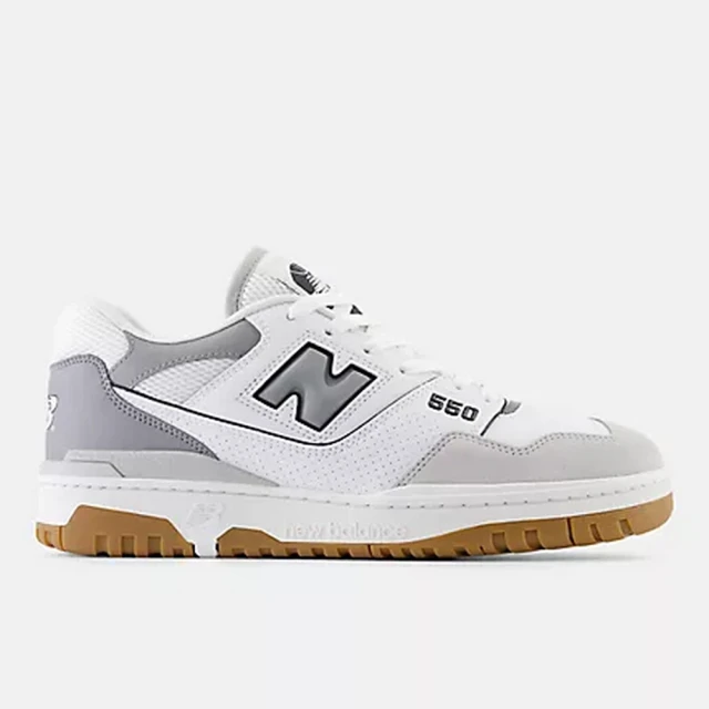 NEW BALANCE NB 550 復古休閒鞋 復古鞋 休閒 運動鞋 情侶鞋 男鞋 女鞋 白灰(BB550ESC-D)