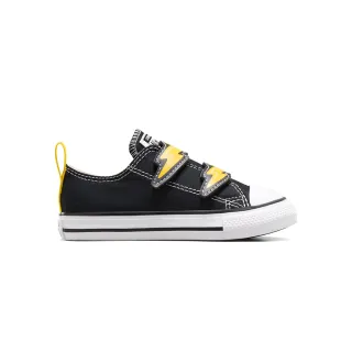 【CONVERSE】CTAS 2V OX 童鞋 中小童 黑色 低筒 閃電 帆布鞋 休閒鞋 A08376C