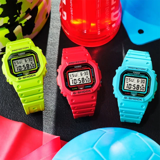 CASIO 卡西歐 G-SHOCK 致敬運動員 方型手錶 電子錶 開學(多款任選一款)