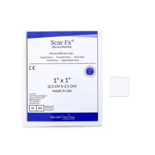 【Scar Heal】Scar Fx疤痕護理矽膠片 2.5x2.5cm(美國原裝進口)