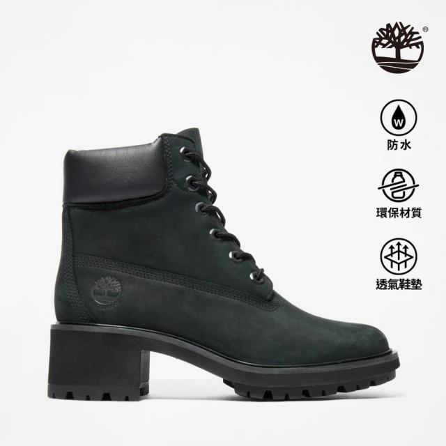 Timberland 官方旗艦 女款黑色防水6吋靴(A25C4001)