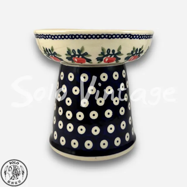 【SOLO 波蘭陶】波蘭製 Manufaktura 波蘭陶 14cm 寵物碗 高腳碗 貓咪/小型犬適用