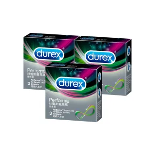 【Durex 杜蕾斯】飆風碼保險套3入*3盒(共9入 保險套/保險套推薦/衛生套/安全套/避孕套/避孕)