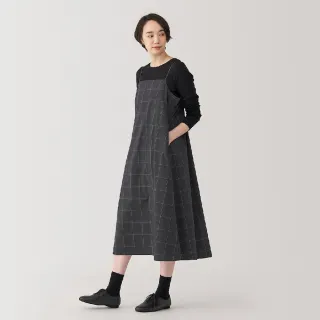 【MUJI 無印良品】女速乾平織布細肩帶洋裝(共3色)