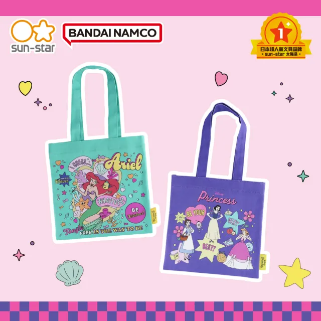 【sun-star】Disney 手提萬用收納托特包(2款可選/日本進口/帆布袋/肩背包)