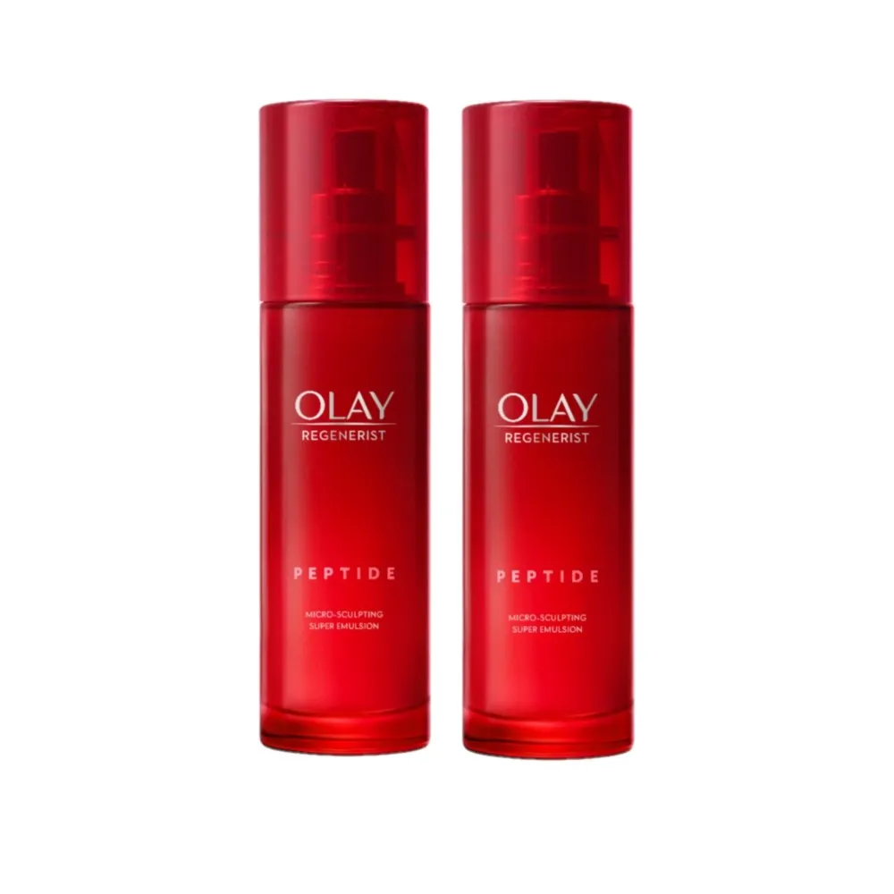 【OLAY 歐蕾】新生高效緊緻精華乳100mlx2入組(大紅瓶精華乳)