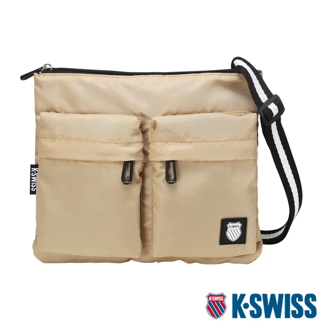 K-SWISS 輕量側背包 Shoulder Bag-卡其(BG307-279)