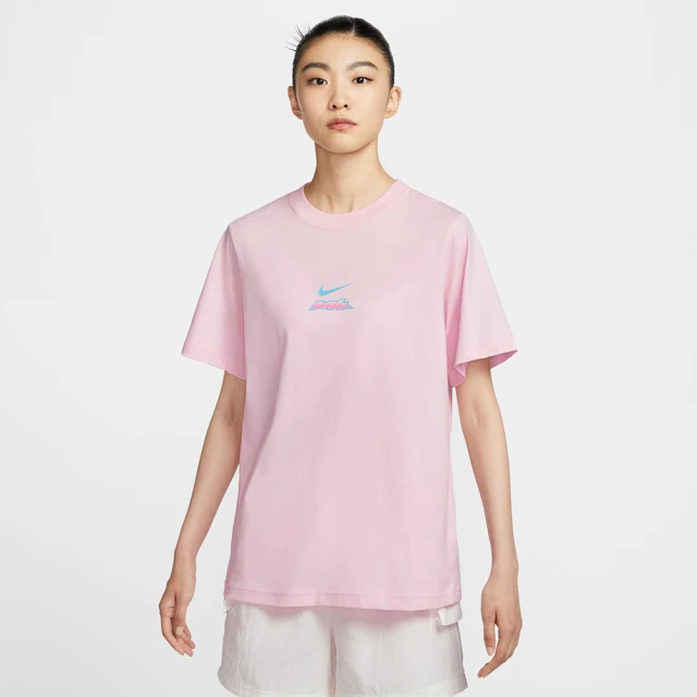 NIKE 耐吉 短袖上衣 女款 運動 AS W NSW SS TEE ESSNTL GCEL 白粉 HM4625-663(2S3899)