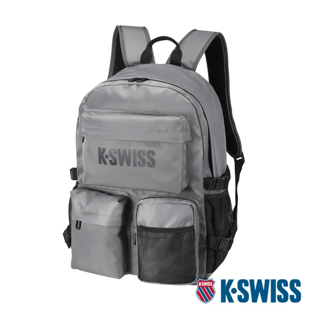 【K-SWISS】運動後背包 Active Backpack-灰綠(BG305-027)