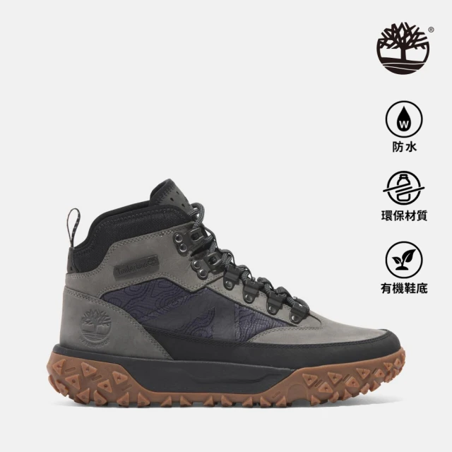 Timberland 男款灰色GreenStride™ Motion 6防水中筒健行鞋(A6DCPEL8)