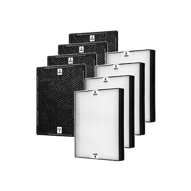 【蟎著媽】高效型濾網4入優惠組(適用 PHILIPS 飛利浦 AC2889/80 AC2889 智能抗敏空氣清機)