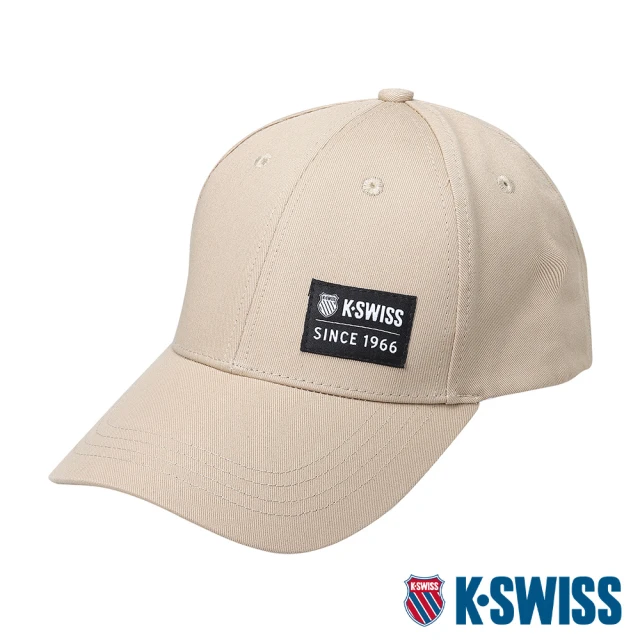 K-SWISS 運動棒球帽 Cotton Cap-卡其(C3305-279)