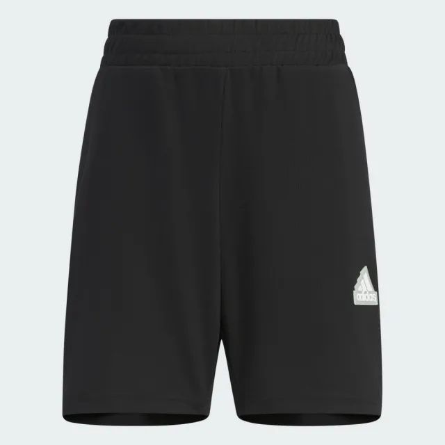 【adidas 愛迪達】抗UV 防曬運動套裝 短袖/短褲 童裝 IT1778