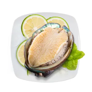 【心鮮】極品熟凍帶殼鮑魚3件組(30顆/1kg/包)