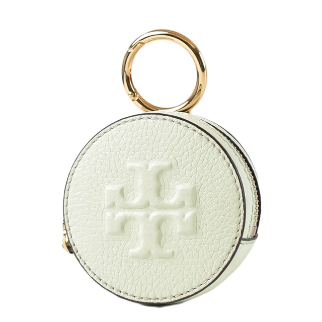 TORY BURCH BRITTEN 素面立體LOGO拉鍊短