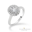 【Vividventure 亞帝芬奇】GIA 50分 DSI1 天然鑽石 戒指 閃耀時尚(PT950鉑金台)