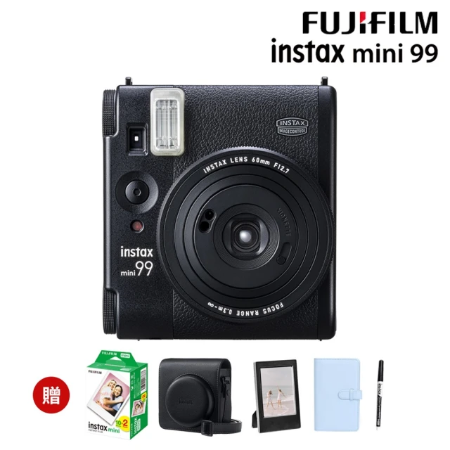 FUJIFILM 富士 instax mini 99 拍立得相機 原廠公司貨(送原廠皮套20張底片組合)