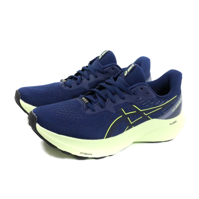 asics 亞瑟士 亞瑟士 ASICS GT-2000 12 GTX 運動鞋 深藍/綠 男鞋 1011B687-400 no735