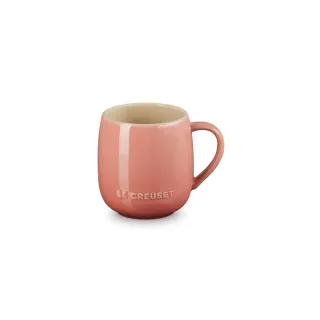 【Le Creuset】瓷器蛋蛋馬克杯380ml(海岸藍)