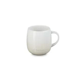 【Le Creuset】瓷器蛋蛋馬克杯380ml(蛋白霜)