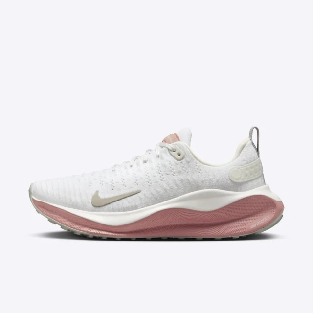 NIKE 耐吉 W Reactx Infinity Run 4 女 慢跑鞋 路跑 訓練 緩震 米白粉(DR2670-106)