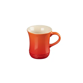 【Le Creuset】瓷器小馬克杯 280ml(火焰橘)