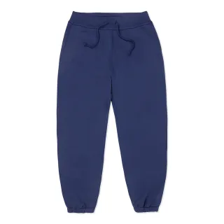 【RALPH LAUREN】RL POLO 經典刺繡小馬文字棉長褲-深藍色(平輸品)