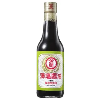 【金蘭食品】薄鹽醬油500ml