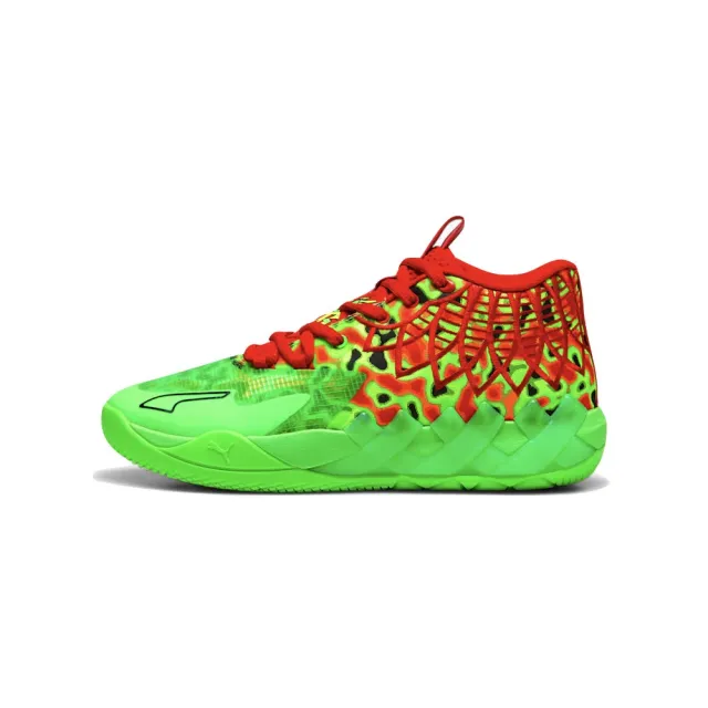 【PUMA】Puma LaMelo Ball MB.01 籃球鞋 螢光紅綠 310508-01(運動鞋 男鞋)