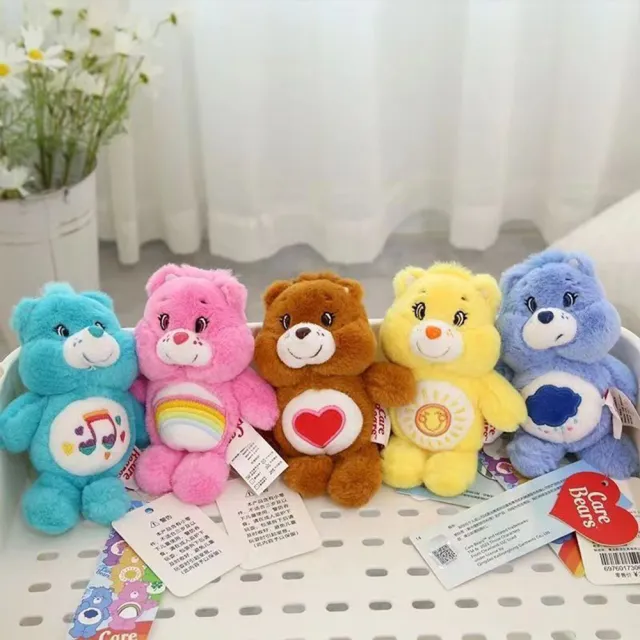 【Care Bears】正版授權愛心小熊玩偶吊飾 鑰匙圈 書包掛飾(兒童禮物)