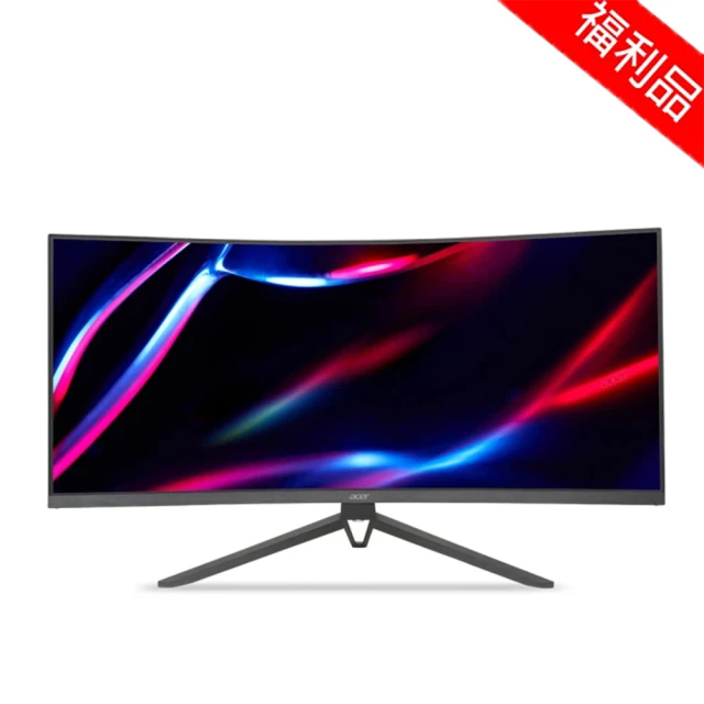 Acer 宏碁 A 福利品 ED343CUR V3 曲面電競螢幕(34型/2K/180Hz/0.5ms/VA)