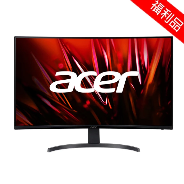 Acer 宏碁 A 福利品 ED320Q X 32型 VA 240Hz 曲面電競螢幕(1500R/內建喇叭)