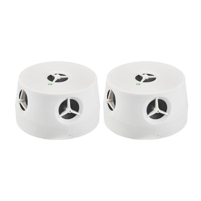 【DigiMax】五雷轟鼠 五喇叭電池式超音波驅鼠器 UP-115 二入組(適用50坪 高頻超音波、強力磁震波)