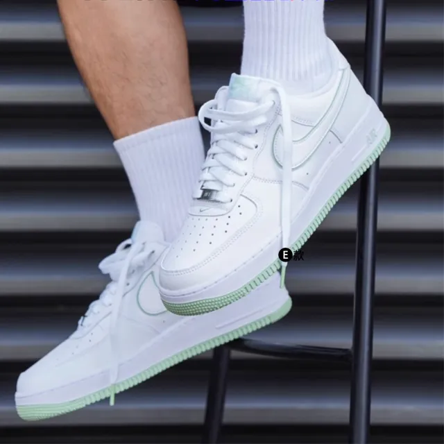 【NIKE 耐吉】運動鞋 休閒鞋 NIKE AIR FORCE 1 07 DUNK 男鞋 白黑綠粉黃藍 AF1 薄荷綠 多款(FZ1670-001&)