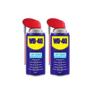 【WD-40】微氣味 多功能除銹潤滑劑附專利型活動噴嘴 300ml 2入組(WD40)