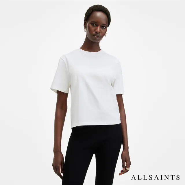 【ALLSAINTS】HOLLI 純棉短袖T恤-白 W187JB(常規版型)