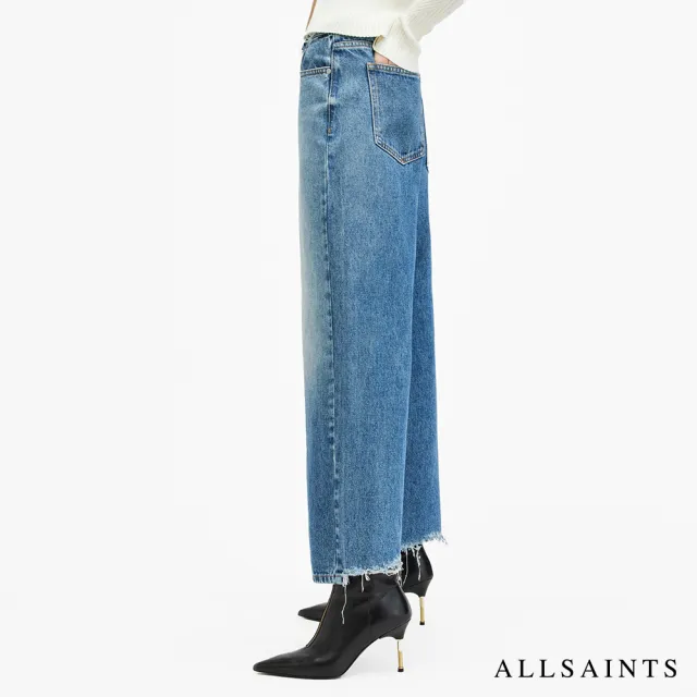 【ALLSAINTS】BLAKE 高腰九分牛仔褲寬褲 W009EB(寬褲版型)