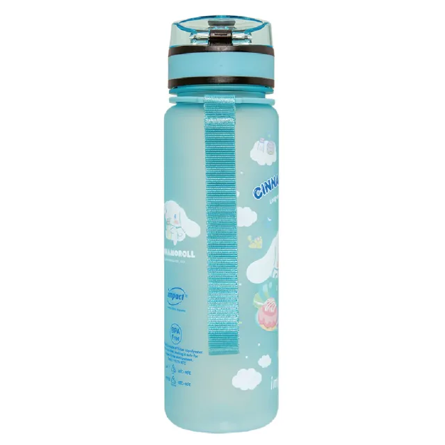 【IMPACT 怡寶】大耳狗喜拿彈蓋Tritan水壺/水杯/水瓶（500ML）附提繩-淺藍 IMCMB01LB