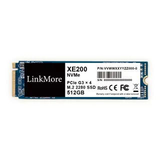 【LinkMore】XE200 512GB(M.2 2280 PCIe Gen 3x4 NVMe 1.3 SSD固態硬碟 XE200-512GB 讀2500M)