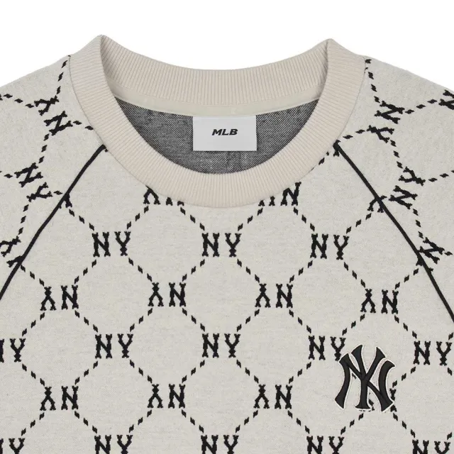 【MLB】短袖T恤 Monogram系列 紐約洋基隊(3ATSM0144-50CRD)